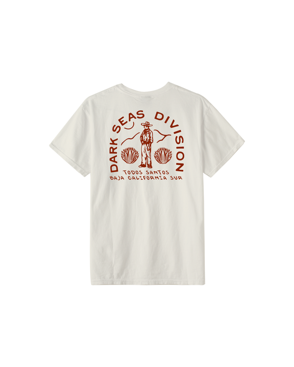 dark seas Todos Santos Pigment T-Shirt ANTIQUE WHITE