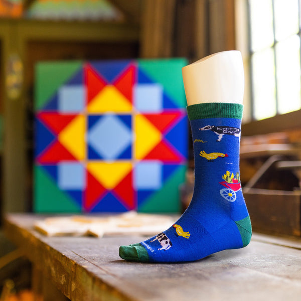 Darn Tough Barnyard Crew Lightweight Lifestyle Sock