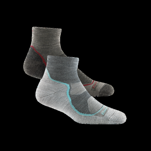 darn tough Men's and Women's Hiker 1/4 Sock 2-Pack
