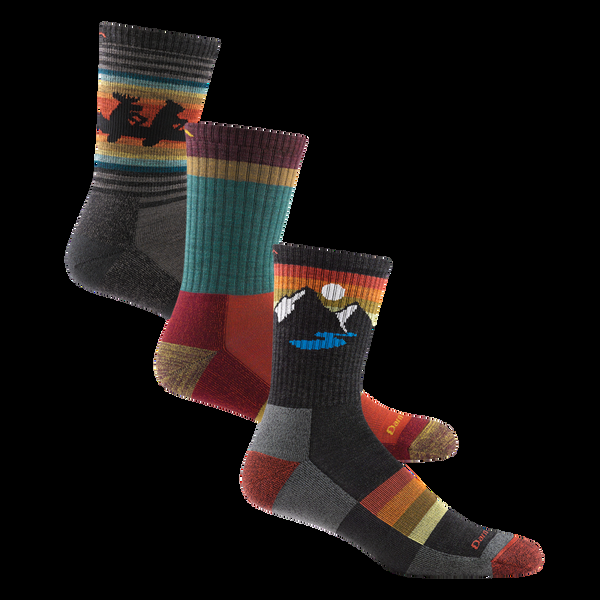 darn tough Men's Hike Micro Crew 3-Pack