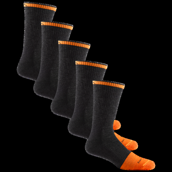 darn tough Men's Steely Boot Work Sock 5-Pack