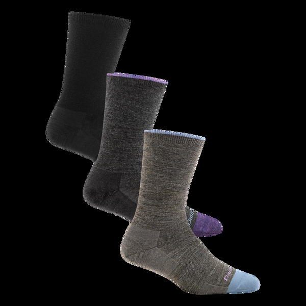 darn tough Women's Solid Basic Lifestyle 3-Pack