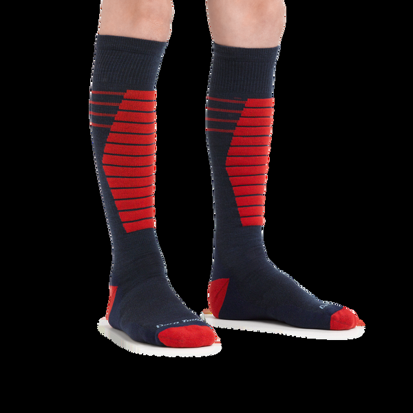 Darn Tough Kids Edge Over-the-Calf Midweight Ski & Snowboard Sock-Last Chance