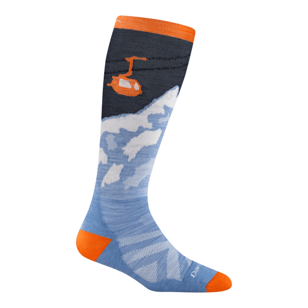 Darn Tough Kids Little Yeti Over-the-Calf Midweight Ski & Snowboard Socks