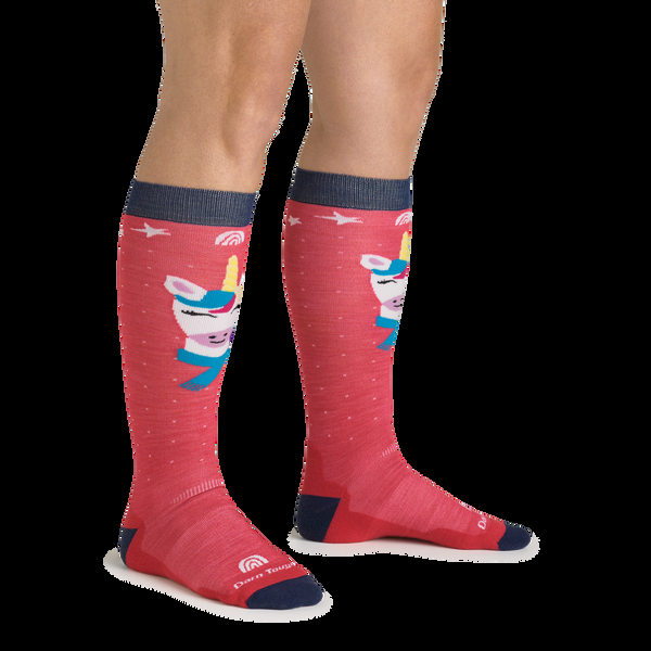 Darn Tough Kids Magic Mountain Over-the-Calf Midweight Ski & Snowboard Socks