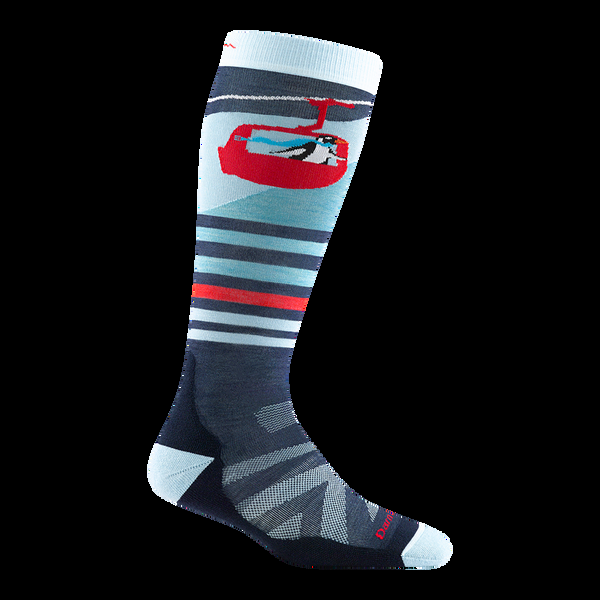 darn tough Kids Skipper Over-the-Calf Midweight Ski & Snowboard Sock-Last Chance