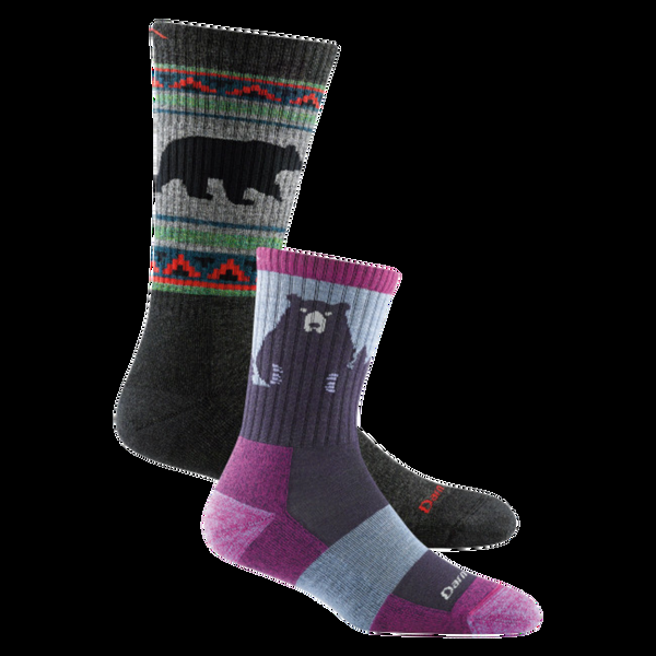 darn tough Men's and Women's Bear 2-Pack Hiking Socks