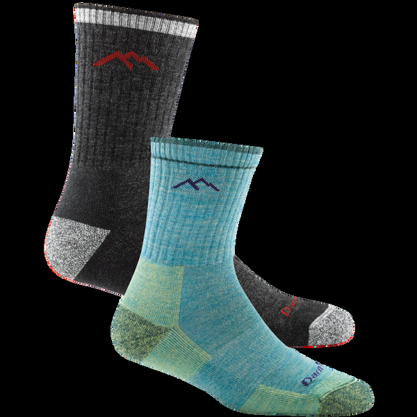 Darn Tough Men's And Women's Hiker Micro Crew 2-Pack Hiking Socks