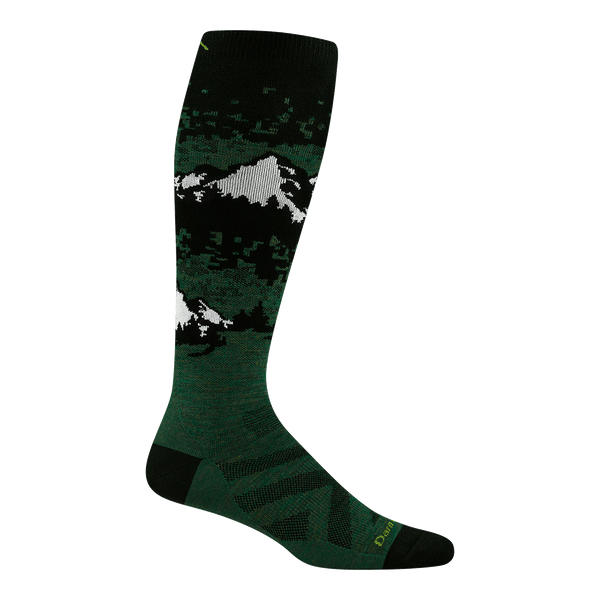 darn tough Men's Cold Smoke Over-the-Calf Lightweight Ski & Snowboard Socks