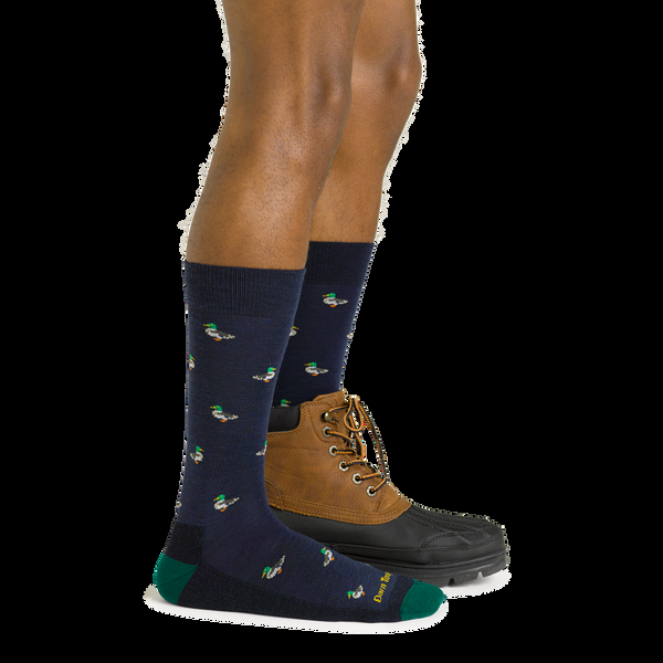 Darn Tough Men's Duck Duck Moose Crew Lightweight Lifestyle Socks