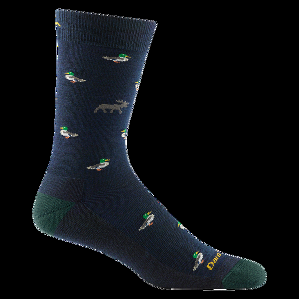 darn tough Men's Duck Duck Moose Crew Lightweight Lifestyle Socks