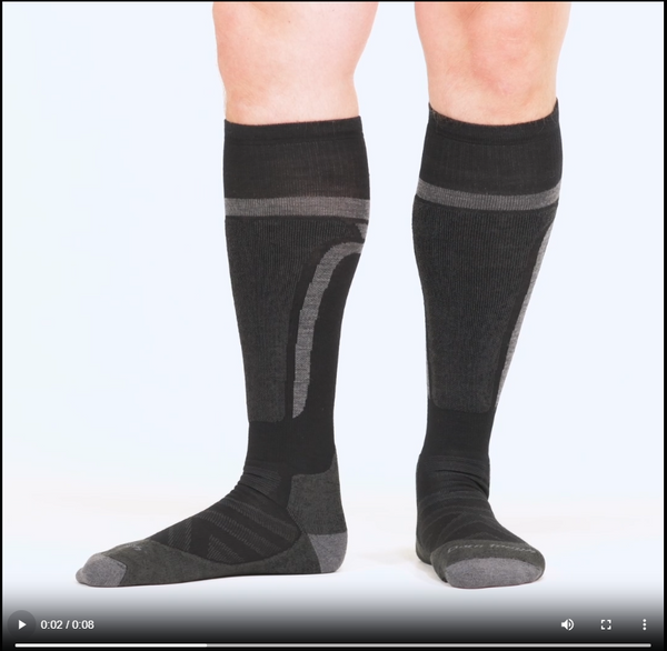 Darn Tough Men's Edge Over-the-Calf Midweight Ski & Snowboard Socks