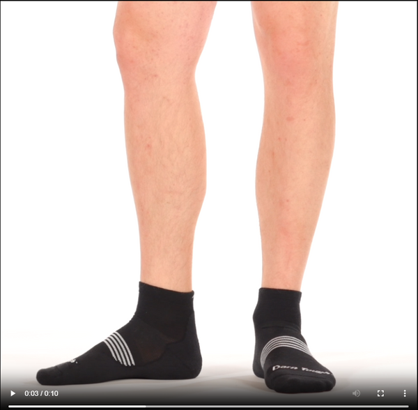 Darn Tough Men's Element Quarter Lightweight Running Socks