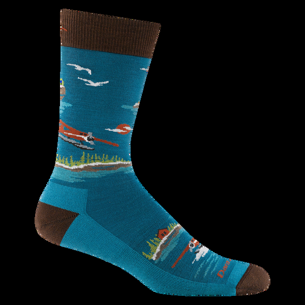 Darn Tough Men's Float Boat Crew Lightweight Lifestyle Socks