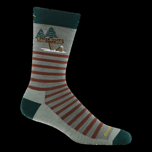 Darn Tough Men's Gnawty List Crew Lightweight Lifestyle Sock