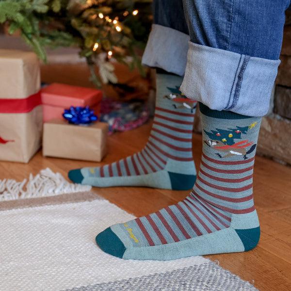 Darn Tough Men's Gnawty List Crew Lightweight Lifestyle Sock