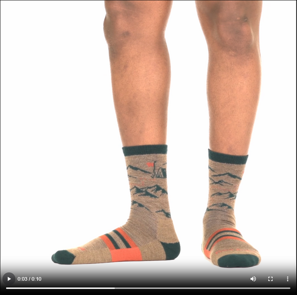 Darn Tough Men's Hike Hike Hut Micro Crew Midweight Hiking Socks