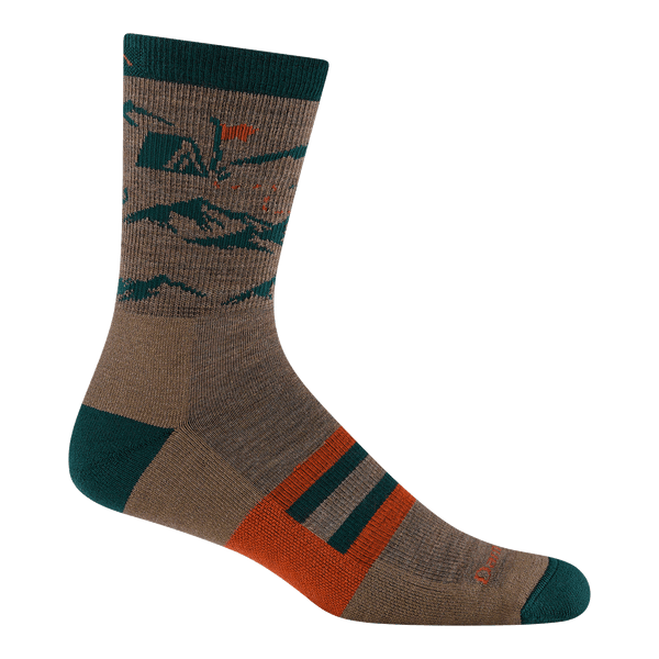 darn tough Men's Hike Hike Hut Micro Crew Midweight Hiking Socks