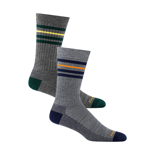 darn tough Men's Limited Edition Twisted Lifestyle Crew 2- Pack