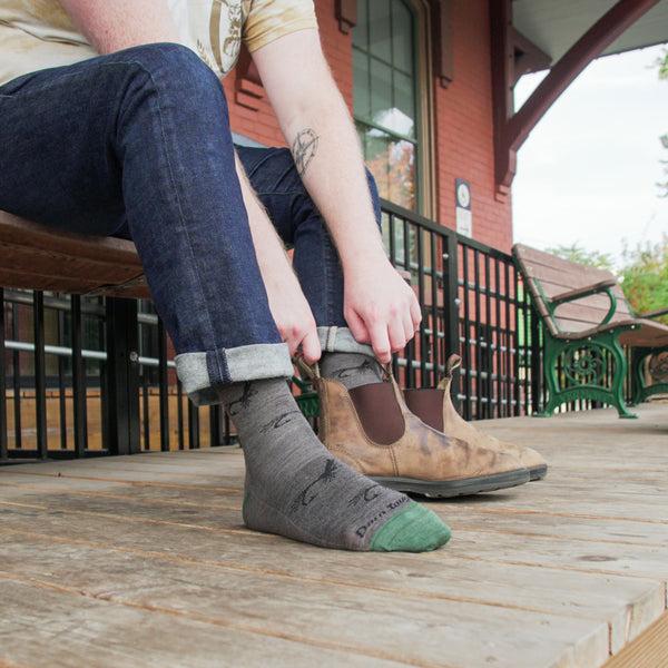 Darn Tough Men's Mcfly Crew Lightweight Lifestyle Socks