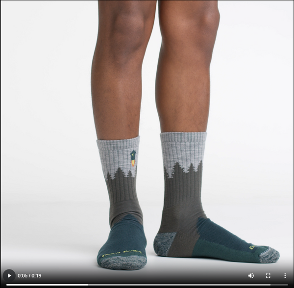 Darn Tough Men's Number 2 Micro Crew Midweight Hiking Socks