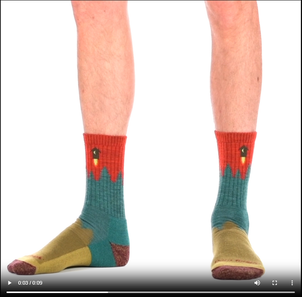 Darn Tough Men's Number 2 Micro Crew Midweight Hiking Socks