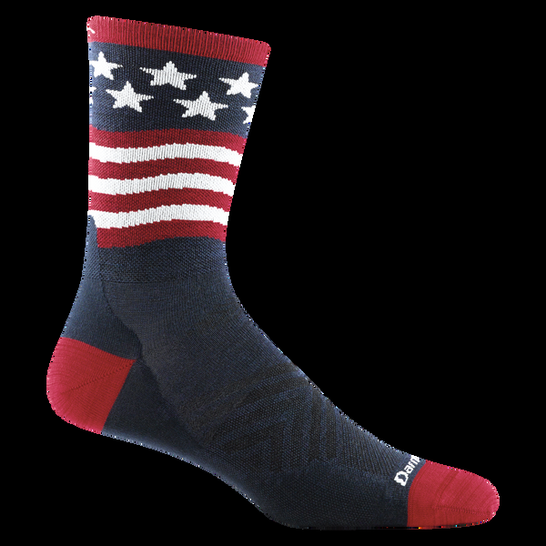 darn tough Men's Patriot Micro Crew Ultra-Lightweight Running Socks