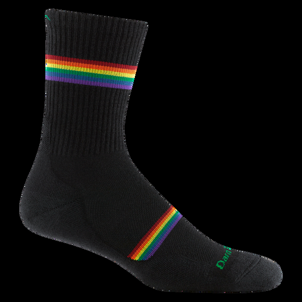 darn tough Men's Prism Micro Crew Lightweight Running Socks
