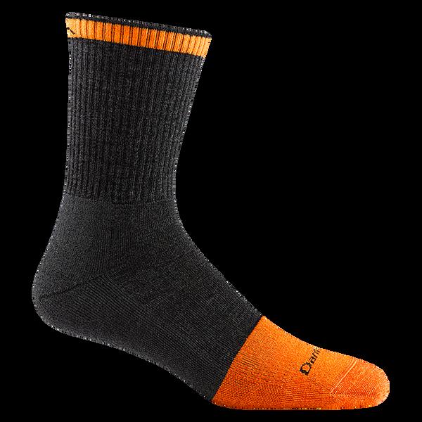 darn tough Men's Steely Micro Crew Midweight Work Sock
