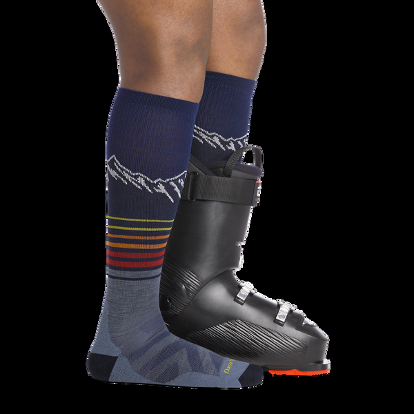 Darn Tough Men's Steep Lines Over-the-Calf Lightweight Ski & Snowboard Socks