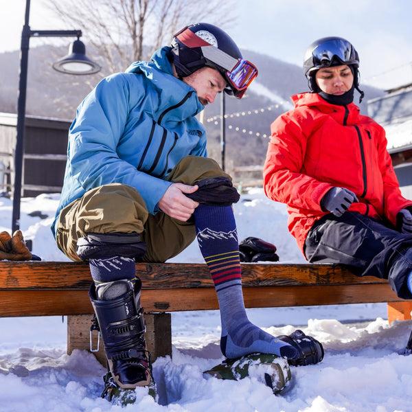 Darn Tough Men's Steep Lines Over-the-Calf Lightweight Ski & Snowboard Socks