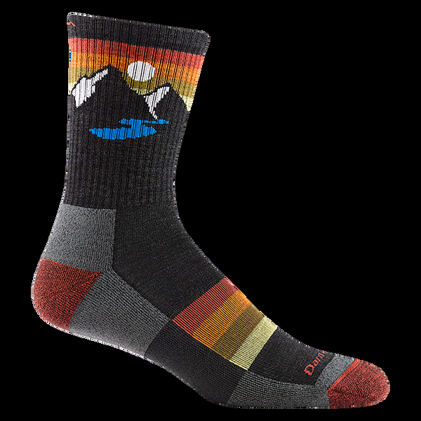 Darn Tough Men's Sunset Ridge Micro Crew Lightweight Hiking Socks