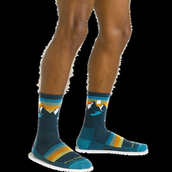 Darn Tough Men's Sunset Ridge Micro Crew Lightweight Hiking Socks