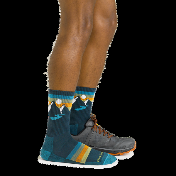 Darn Tough Men's Sunset Ridge Micro Crew Lightweight Hiking Socks
