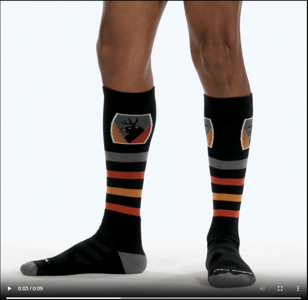 Darn Tough Men's Thermolite® Beer Badge Over-the-Calf Midweight Ski & Snowboard Socks