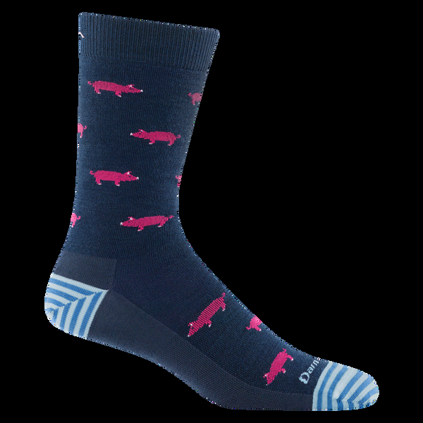 darn tough Men's Truffle Hog Crew Lightweight Lifestyle Socks