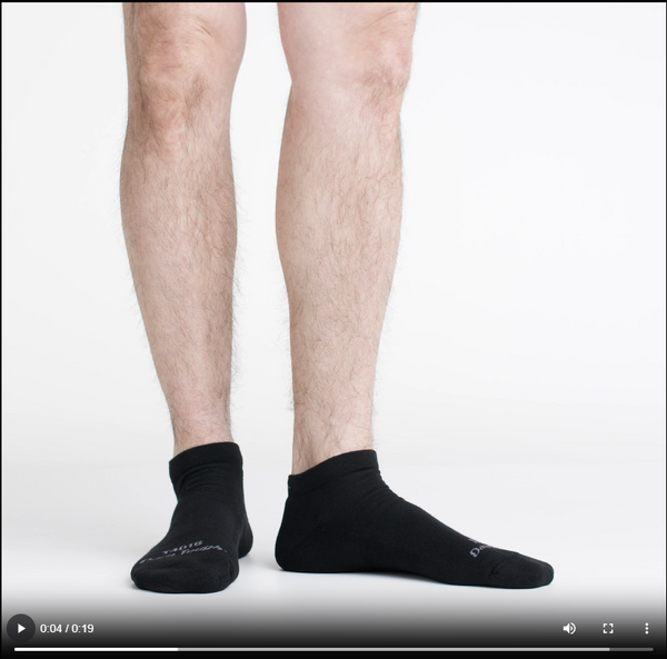 Darn Tough T4016 No Show Midweight Tactical Socks With Cushion