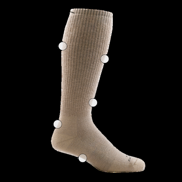 Darn Tough T4050 Over-the-Calf Heavyweight Tactical Socks With Full Cushion