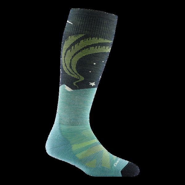 darn tough Women's Aurora Over-the-Calf Lightweight Ski & Snowboard Socks