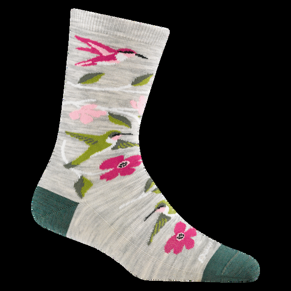 darn tough Women's Birds Of A Feather Crew Lightweight Lifestyle Socks