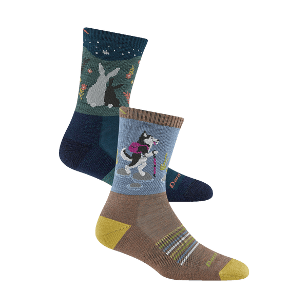 darn tough Women's Critter Club 2-Pack Hiking Socks