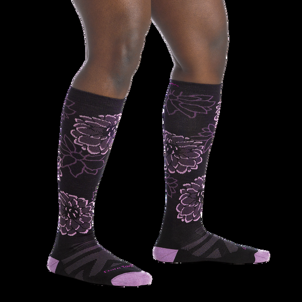 Darn Tough Women's Dahlia Over-the-Calf Midweight Ski & Snowboard Socks