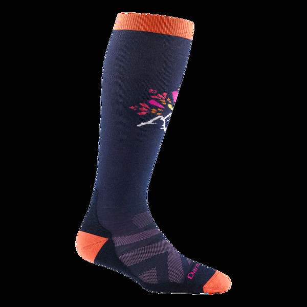 darn tough Women's Daybreak Over-the-Calf Midweight Ski & Snowboard Sock-Last Chance