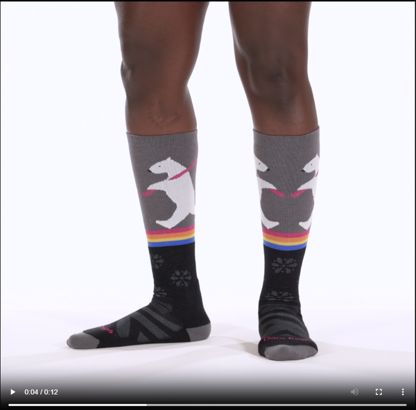 Darn Tough Women's Due North Over-the-Calf Midweight Ski & Snowboard Socks