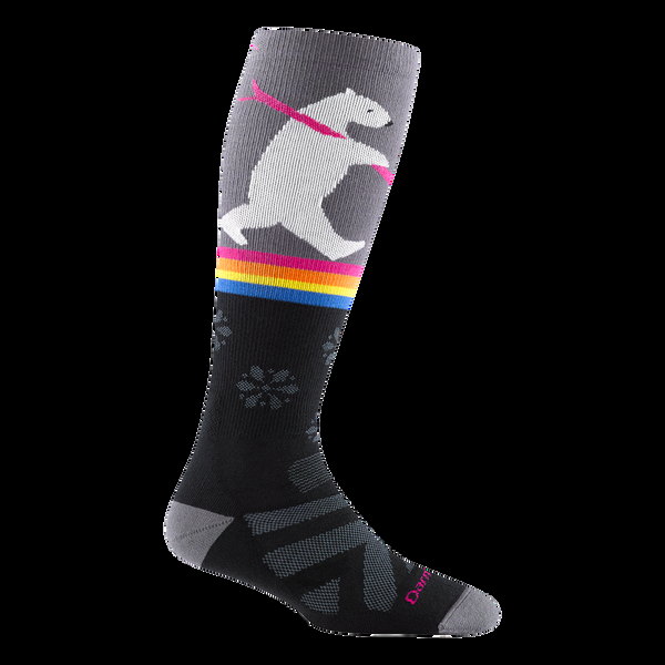darn tough Women's Due North Over-the-Calf Midweight Ski & Snowboard Socks