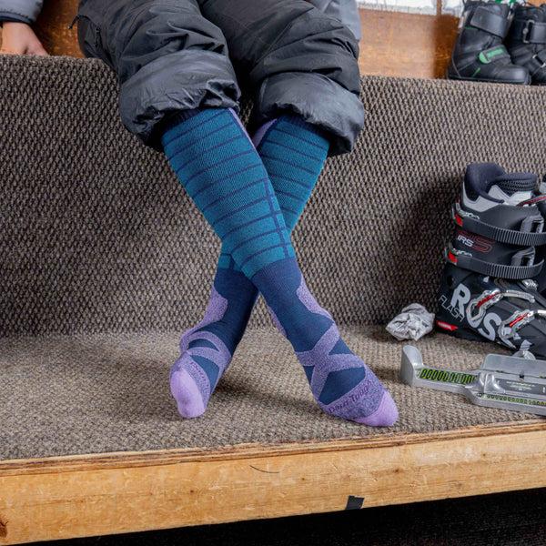 Darn Tough Women's Function X Over-the-Calf Midweight Ski & Snowboard Socks
