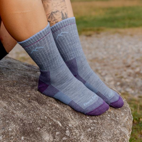 Darn Tough Women's Hiker Micro Crew Midweight Hiking Socks