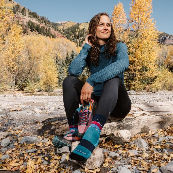 Darn Tough Women's Mirror Lake Micro Crew Midweight Hiking Socks
