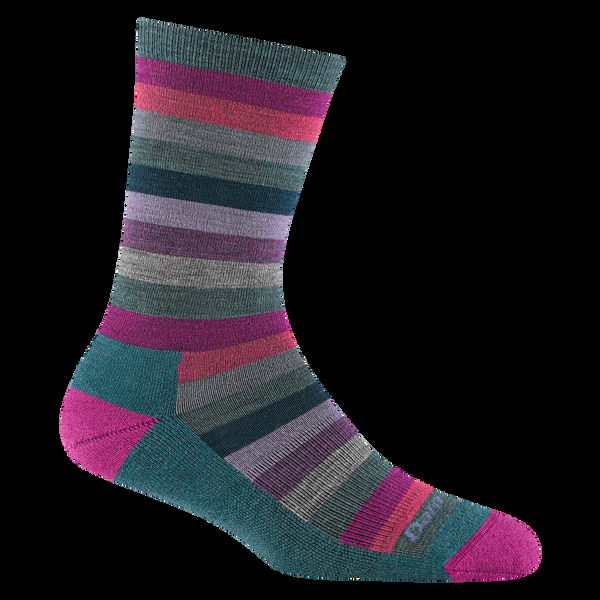 Darn Tough Women's Mystic Stripe Crew Lightweight Lifestyle Socks