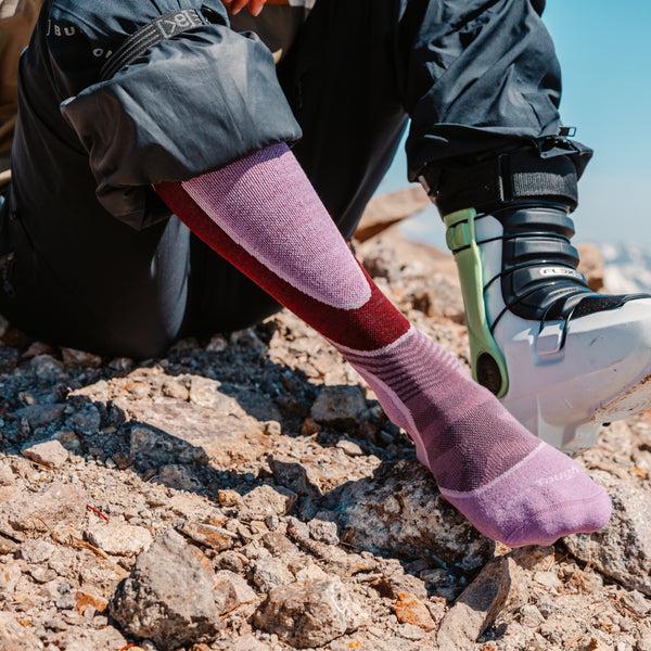 Darn Tough Women's Outer Limits Over-the-Calf Lightweight Ski & Snowboard Socks
